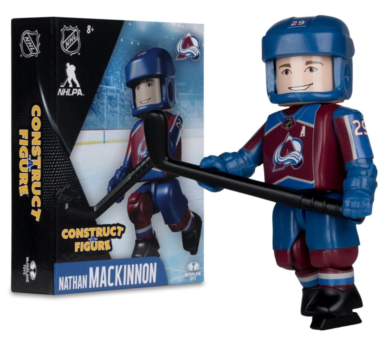 Nathan MacKinnon Colorado Avalanche McFarlane NHL Construct-a-Figure